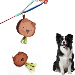 FurryFusion Dispensador de bolsas para excrementos de perro - Artículo 1