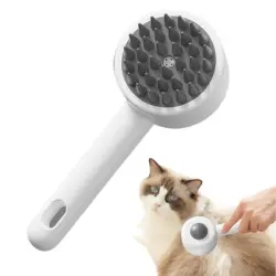 MCBOSON Cepillo de ducha de silicona 2 en 1: limpia y masajea perros gatos - 1 artículo