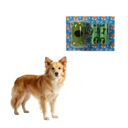MCBOSON Paquete 30 bolsas gruesas impermeables excrementos perro clip - 1 artículo