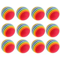 Pawffee 12 pelotas de espuma para gatos, ligeras, elásticas, interactivas - 1 pieza