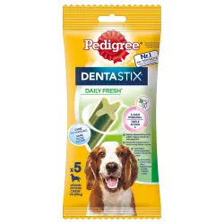 Pedigree Dentastix Fresh frescor diario - Perros medianos - 5 unidades