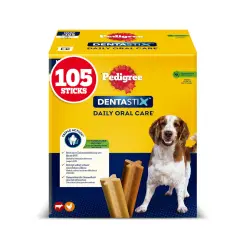 Pedigree Dentastix Snacks Dentales para perros medianos - 168 barritas