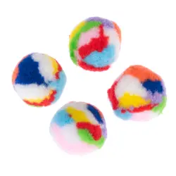 TIAKI set de pelotas esponjosas para gatos - Set de 4 pelotas