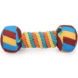 UAMLY  chirriante para perros con forma de mancuerna - 1 pieza