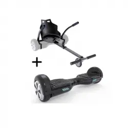 UrbanGlide Hoverboard 65 S Black + Kart Silla Negro