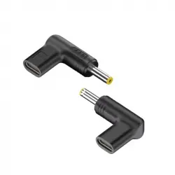 Voltistar Convertidor de USB-C a Clavija 5.5mmx2.5mm Negro