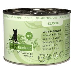 catz finefood en latas 6 x 200 g - Salmón y ave