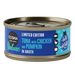 Cosma Nature Atún con pollo y calabaza - Edición de invierno - 6 x 70 g