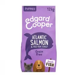 Edgard & Cooper Grain-free Puppy Salmón Y Pavo Fresco Para Cachorros 7kg