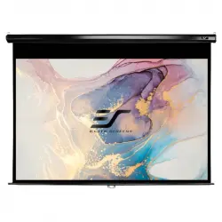 Elite Screens Rollo Pantalla de Proyección Manual 92" Formato 16:9