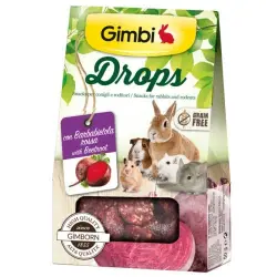 Gimbi Drops Chuches Remolacha para roedores