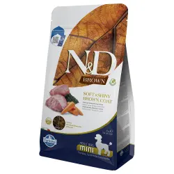 N&D Dog Brown Adult Mini con cordero, zanahoria y espirulina - 2 kg