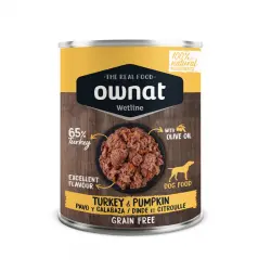 Ownat Wetline Pavo y Calabaza lata para perros