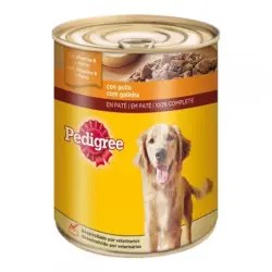 Pedigree Comida Húmeda Completa para Perros en Paté con Pollo, 12 x 200 gr