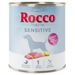 Rocco Sensitive 6 x 800 g - Nueva receta: Pavo con patatas