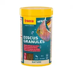 Sera Discus Granulat Alimento para Peces en Gránulos Nature, 42 gr
