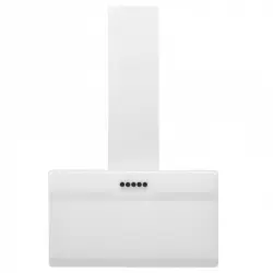 VidaXL Campana Decorativa 60cm C Acero/Cristal Blanco