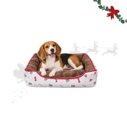 Wonder Christmas Cama Caramelo para perros M (70 x 60 x 17 cm)