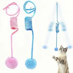 ZooVenture Juego interactivo de 2 pelotas de juguete para gatos - 2 piezas