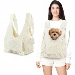ZooVenture Mochila para mascotas - Blanco