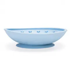 Alfombrilla para lamer beeztees de silicona - azul claro: 19 x 19 x 4,5 cm (L x An x Al)