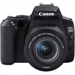 Canon 250D 24MP WiFi Negra + Objetivo EF-S 18-55mm F4-5.6 IS STM