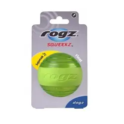 Rogz squeekz pelota de rebote verde lima para perros