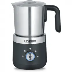 Severin SM 3588 Espumador de Leche 550W 300ml Negro Mate/Acero Inoxidable Cepillado