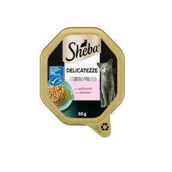 Sheba Delicatezze Tarrina Gelatina Salmón para gatos 85 g
