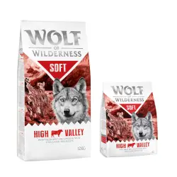 Wolf of Wilderness Soft High Valley con vacuno - 12 kg