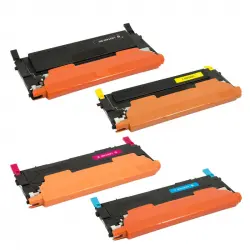 ZipZap Tóners Compatibles con Samsung CLTK4092S/C4092S/M4092S/Y4092S Pack 4