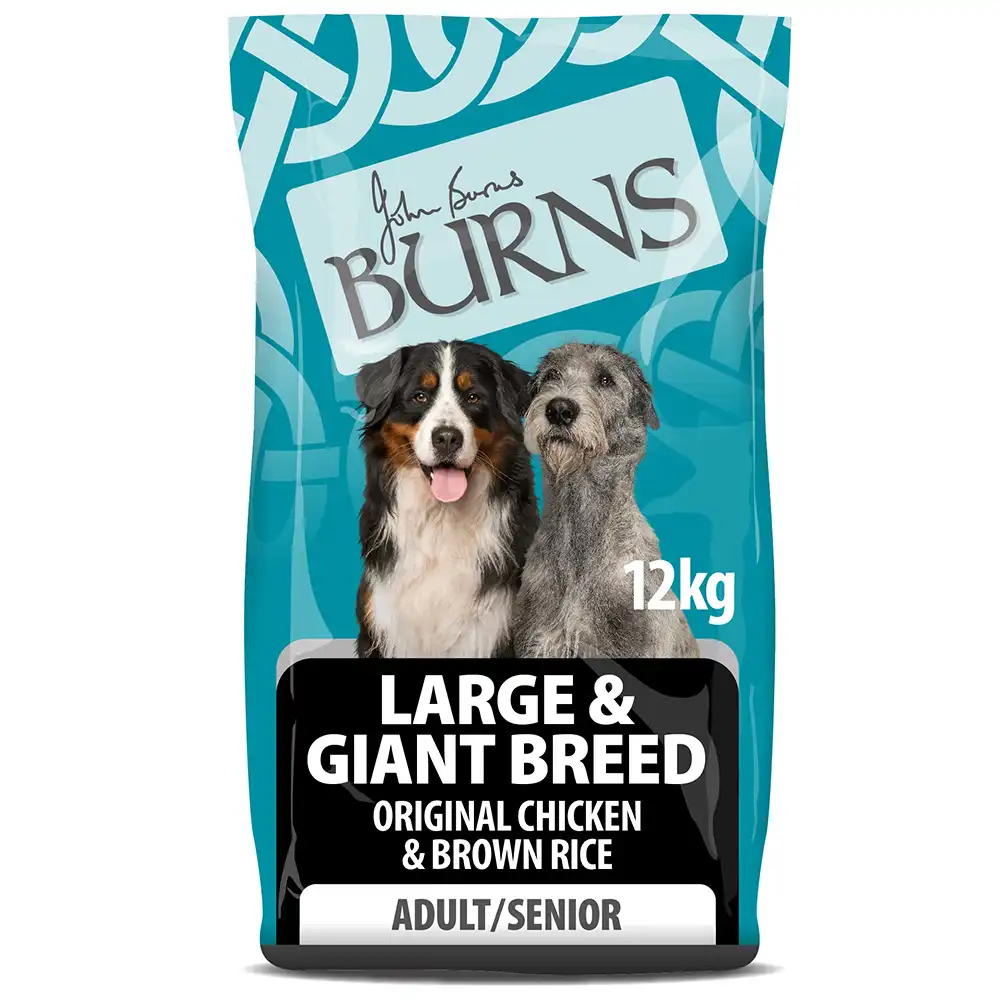 Burns Adult Large & Giant Breed pollo y arroz para perros - 12 kg