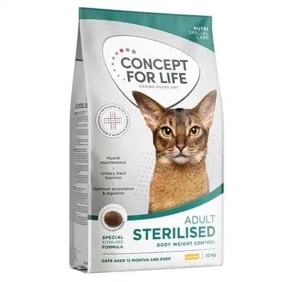 Concept for Life Sterilised Cats pienso con pollo - NUEVO: 10 kg - Concept for Life - Comparador de precios