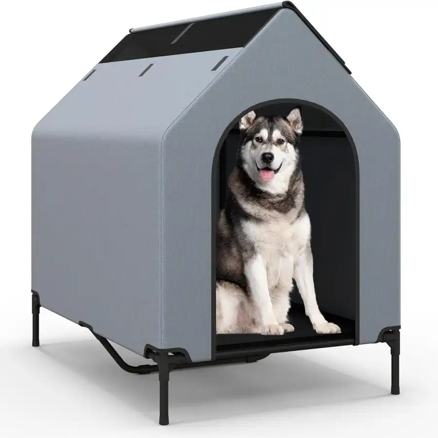 Costway Caseta para Perros - 84 cm x 132 cm x 114 cm - COSTWAY - Comparador de precios