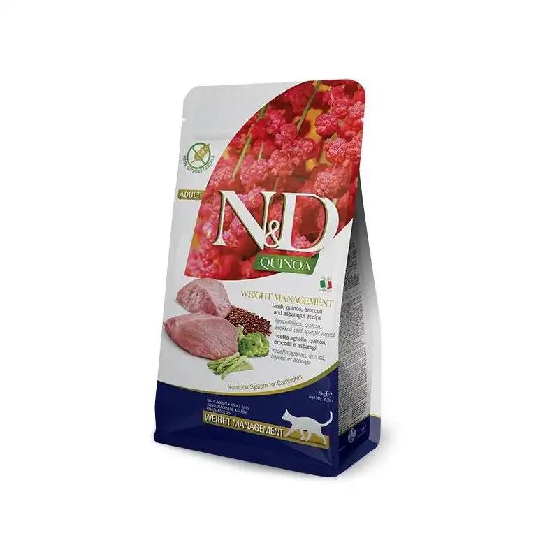 Farmina ND Cat Quinoa Grain free Weight management pienso para gatos, Peso 300 Gr. - Farmina - Comparador de precios