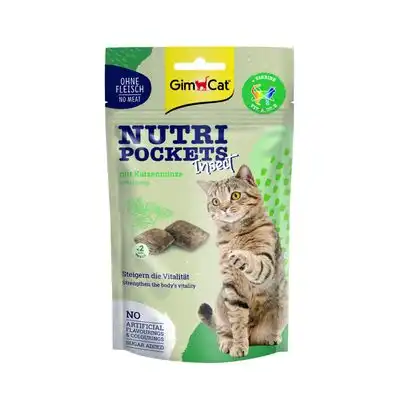 GimCat Nutri Pockets insectos y menta para gatos - 60 g - GimCat - Comparador de precios