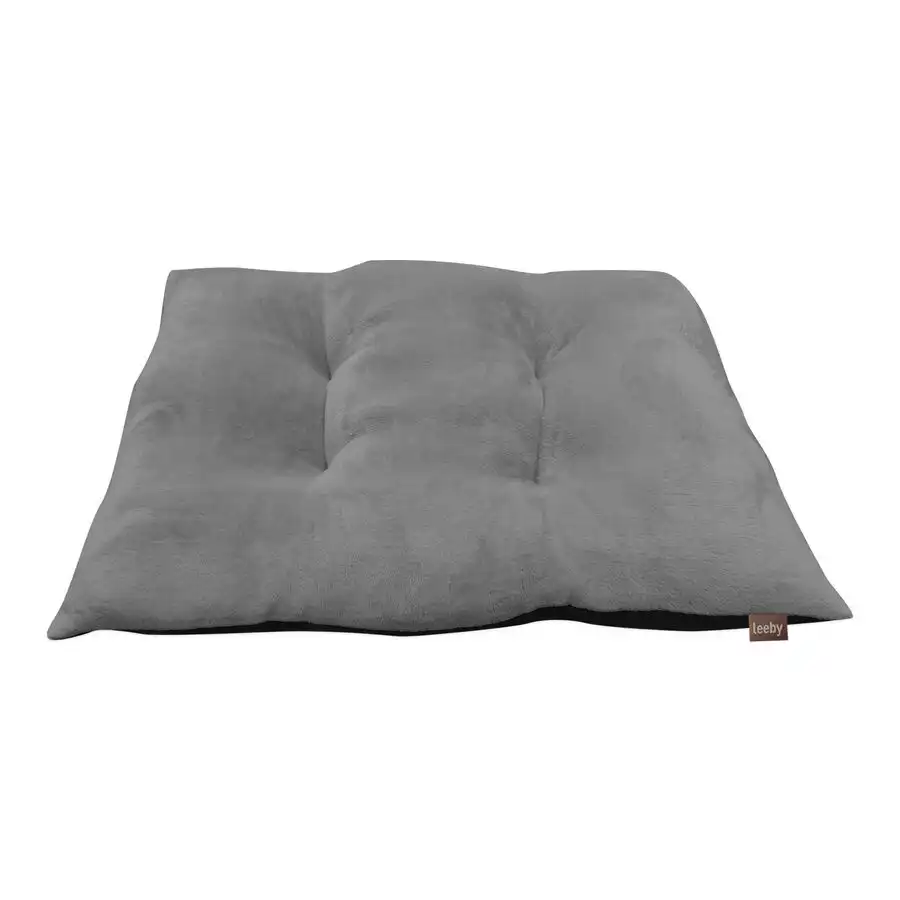 Leeby Cojín Acolchado de Terciopelo Gris para perros - Leeby - Comparador de precios