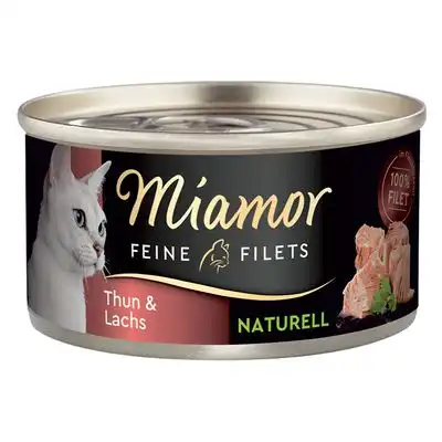 Miamor Filetes Finos Naturelle 6 x 80 g - Atún y salmón - Miamor - Comparador de precios