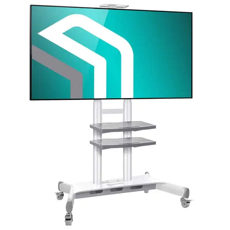 Onkron TS1881-W Soporte Televisión con Altura Regulable 50"/86" Vesa 800x500 Máx 105Kg Blanco