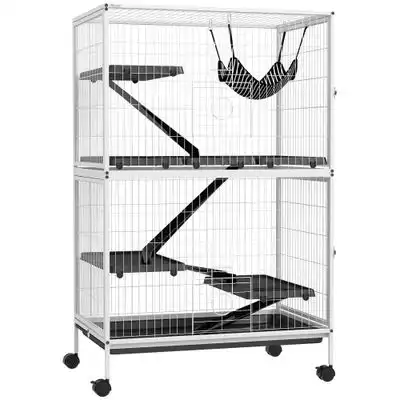 PawHut Jaula para Roedore - Blanco - PawHut - Comparador de precios