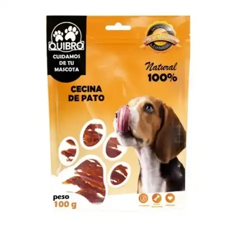 Quibro Cecina de Pato Snack Natural para Perros, 1 x 100 gr - QuibroPets - Comparador de precios