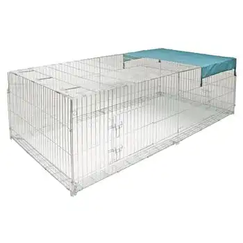 Recinto Exterior Animales Pequeños Barrera Cromado 230x115x70 Cm Kerbl - Kerbl - Comparador de precios