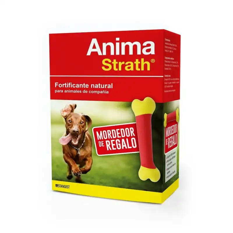 Stangest Anima Strath ml para animales de compañia, Cantidad 250ml + Mordedor