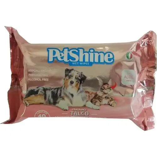 Toallitas higiénicas para perro y gato con aloe vera olor a talco - Porrini - Comparador de precios
