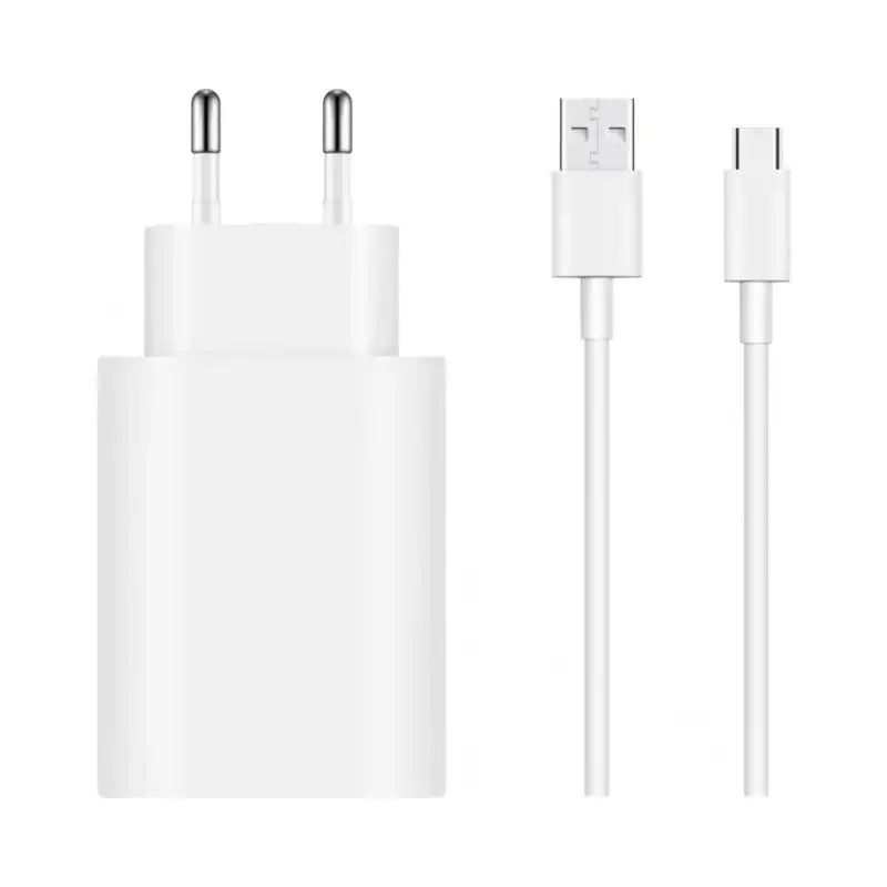 Vivo Cargador de Red Carga Rápida Flash Charge 44W 4A + Cable USB-A a USB-C Blanco