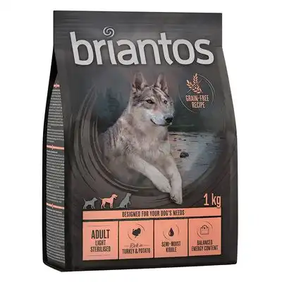 Briantos Adult  Light/Sterilised Pavo y patata - SIN CEREALES - 1 kg - briantos - Comparador de precios
