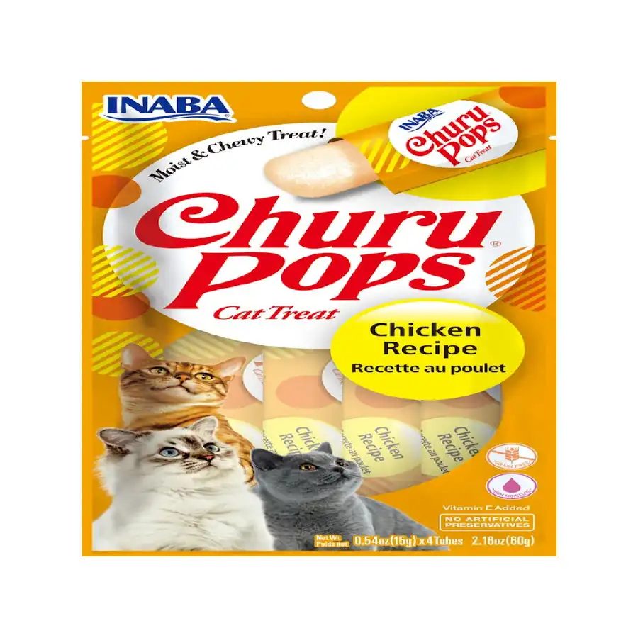 Churu Palitos Pops de Pollo para gatos – Multipack 12 - Churu - Comparador de precios