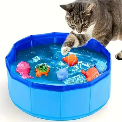 IntiMeg Cuenca de juego plegable para gatos - Una pieza - IntiMeg - Comparador de precios