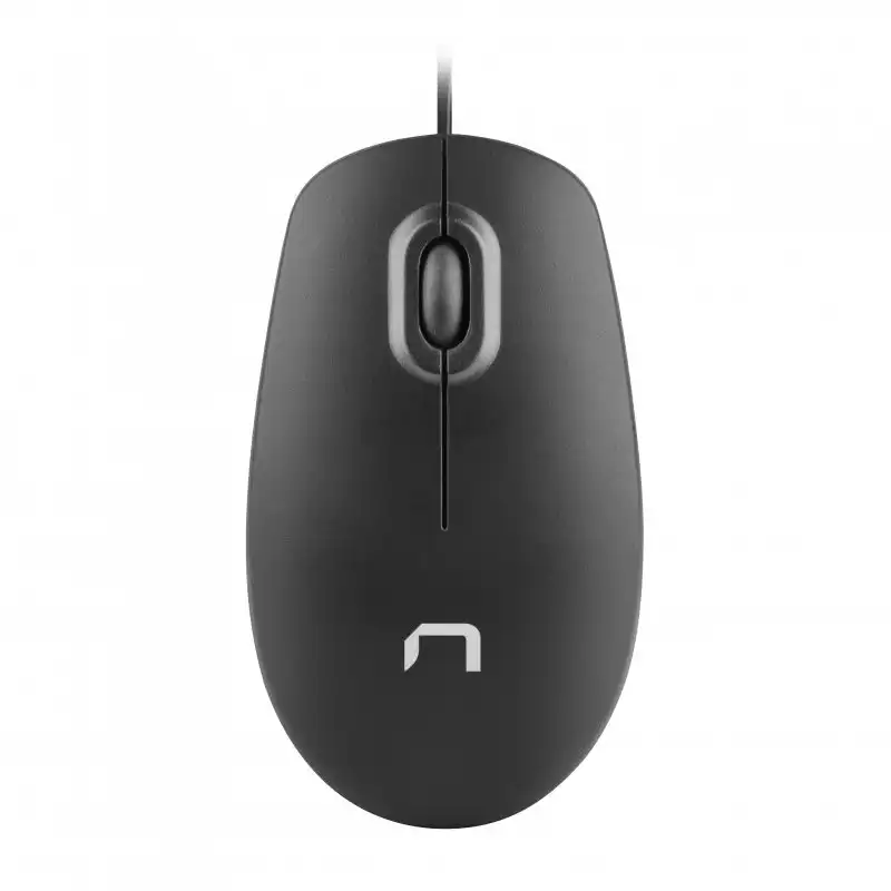Natec Hawk Ratón Láser 1000 DPI Negro