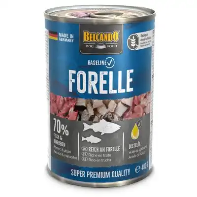 Pack ahorro Belcando Baseline 24 x 400 g - Trucha - Belcando Baseline - Comparador de precios